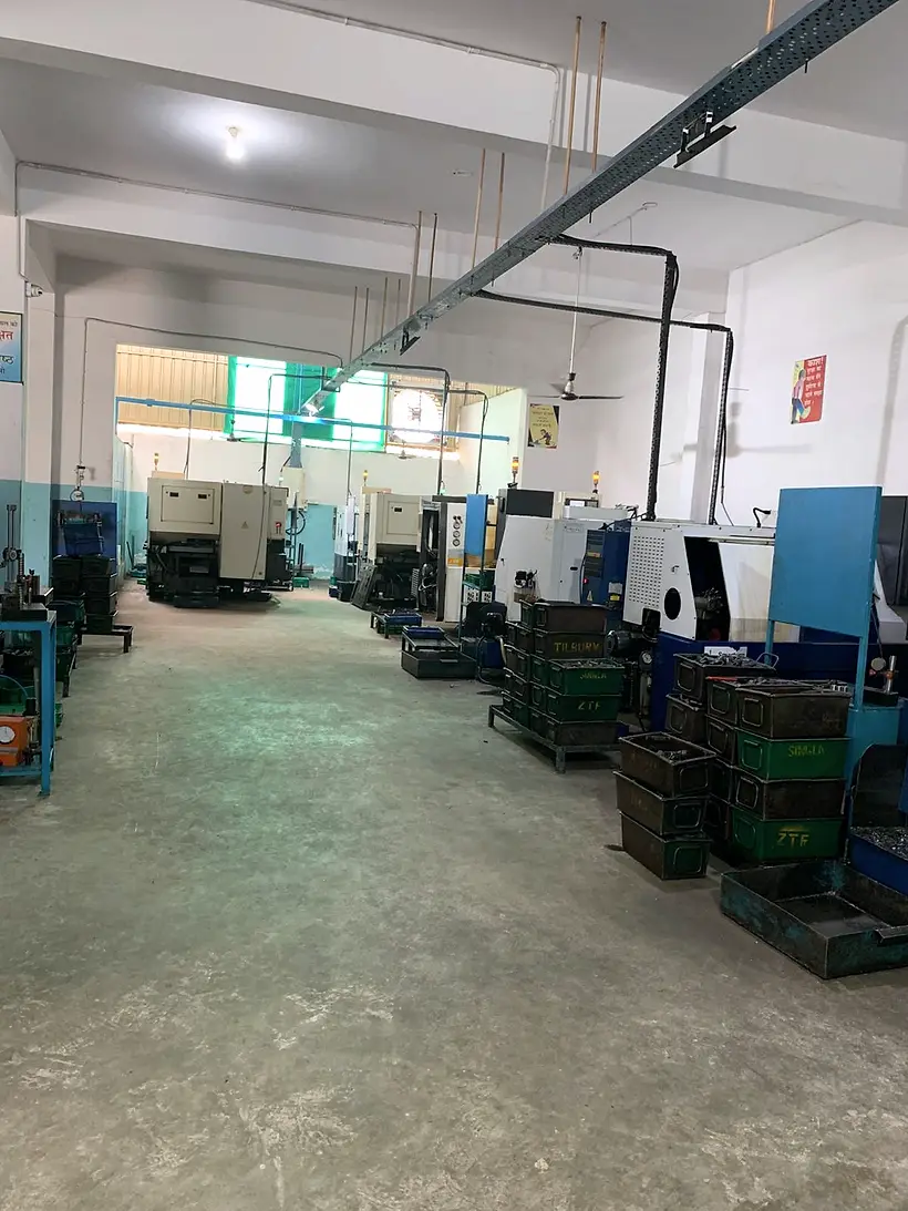 Looking down the CNC aisle