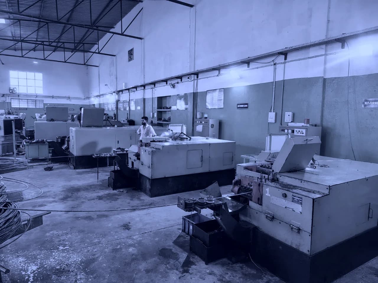 The nut former bay at PR Products