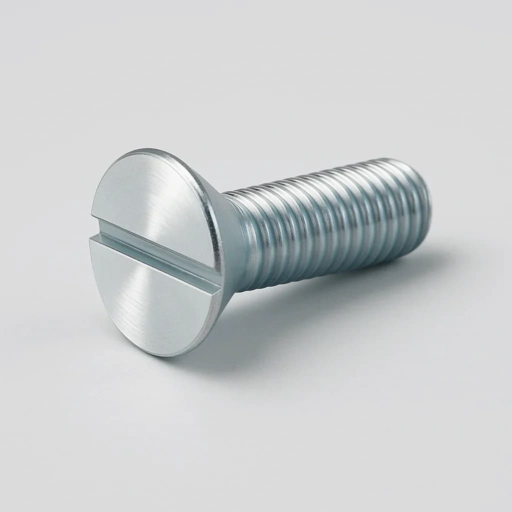 Countersunk Slotted Machine Screws